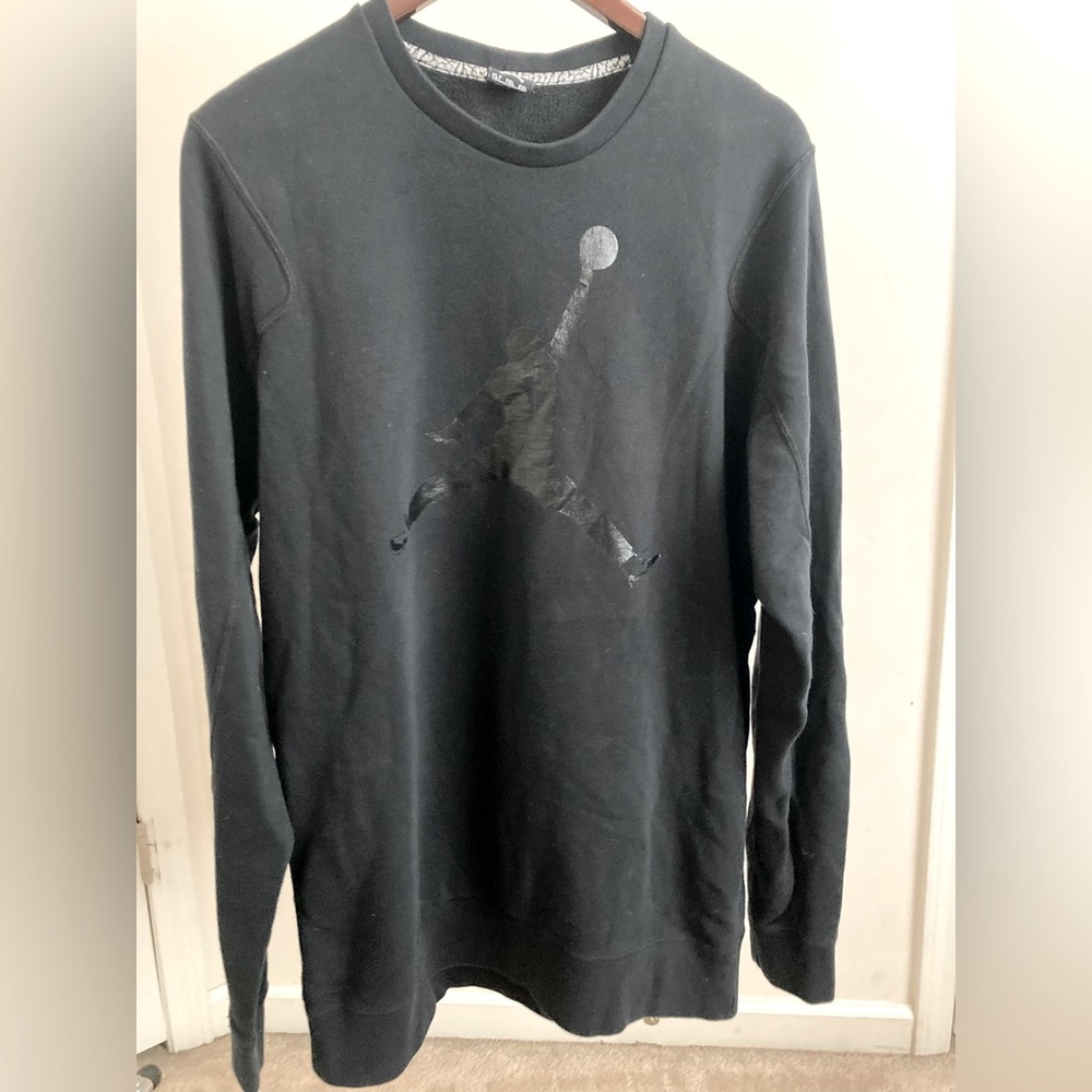 Jordan Crewneck Sweatshirt Black